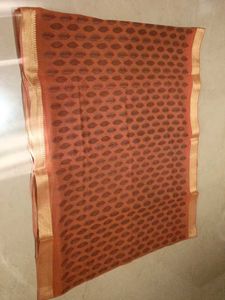 Lovely Rust  saree