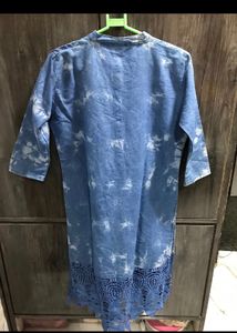 Denim kurta