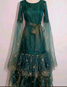 at low price 💗 -[teal gown ✨]