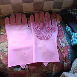 Hand Gloves For Dish Washing (2 Pc)