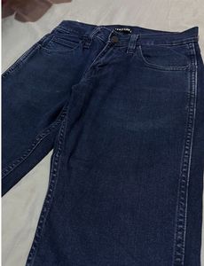 Blue Straight Fit Geans Women