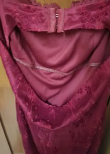 Y2k Vintage Maroon Midi Backless Dress