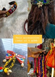 PACK Of 4 Navratri Hair accessories