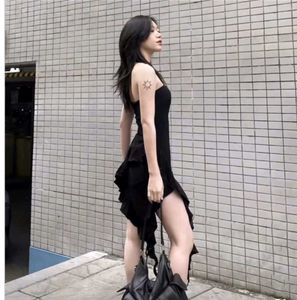 Black Asymmetrical Dress