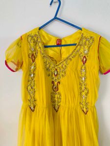 Yellow Ethnic Gown