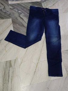 Mens Blue Color Denim Jeans Size 36