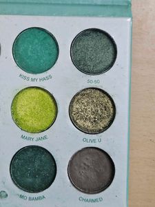 Swamp Witch Aesthetic Green Eyeshadow Palette