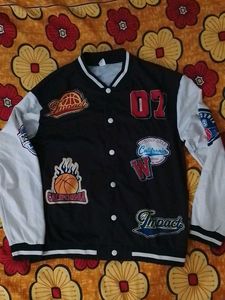 Shein varsity jacket for man and woman both