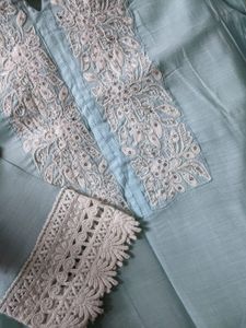 Mohr Light blue Kurti