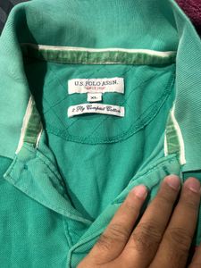 USPA Green Polo tshir