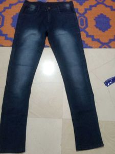 Dark Blue Denim Jeans