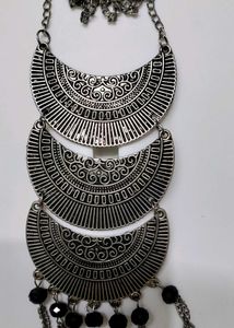 Silver Tone Statement stylish Necklace