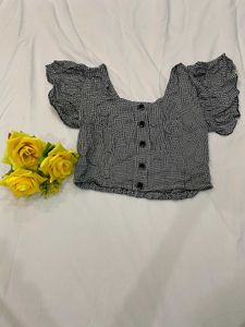 Ruffle Sleeve Top