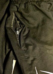 Harem Black Graphic Print Sweatpant