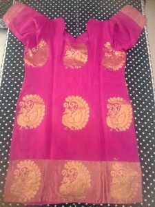 Pink &amp; Gold Kurta