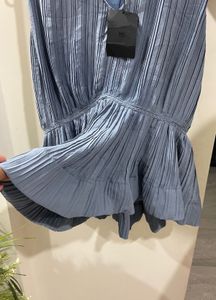 Pleated Peplum Top