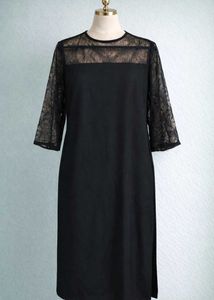 Elegant Black Lace Kurti