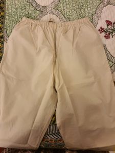 Organic Cotton, Anokhi Pants For Woman, Size M, Beige