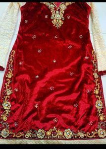 Velvet Kurta For Girls