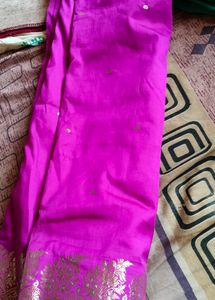 Rose Color Saree