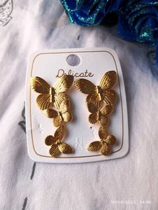 Elegant Gold &amp; Colorful Earring Combo  - Set of 5