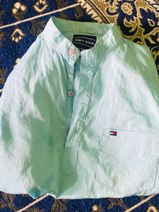 Tommy Hilfiger Band Collar Shirt - M
