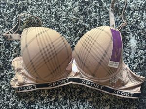 Plaid Sports Bras - Set of 3