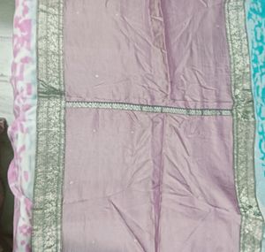FLASH SALE!!Pure Banarsi Silk Suit With Dupatta