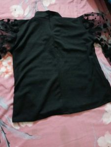 Beautiful Black High Neck Top