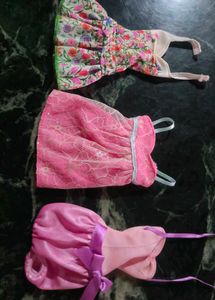 Set Of 6 Mattel Barbie Doll Clothes