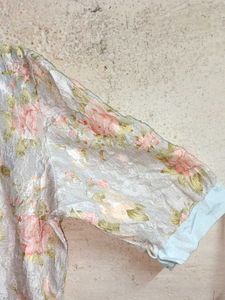 Ladies Fashion Lace Top Multicolour