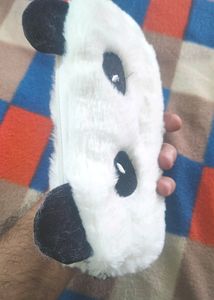 Panda Fur Pouch For Kids