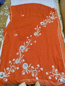 Orange Saree