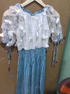 Floral Applique Dress