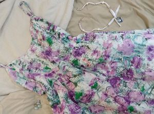 Floral Coquette Dress