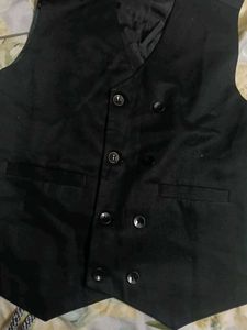 Black Coat Set For Boys