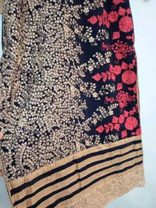 Sequin And Thread Embroidery Suit