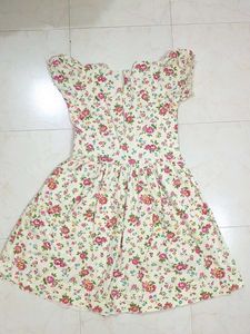 Floral Print Fit &amp; Flare Dress