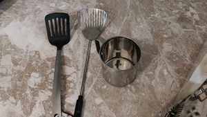 Small Jug With Two Frying Stick