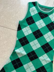 Argyle woollen Knit Dress