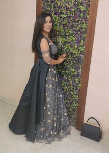 Elegant Fusion Lehenga Choli With Cape