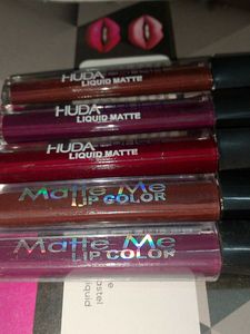 Combo Of 5 Lipstick 12 Hour Stay Matte Finish