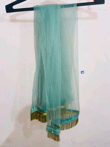 Teal Embellished Kurti