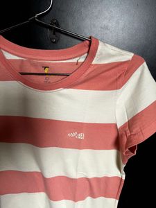 Team spirit striped T-shirt