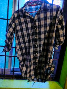 Blue White Shirt