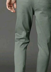 Men&#39;s Olive Green Casual  chinos pant