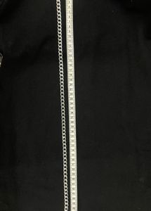 Silver Curb Chain Necklace