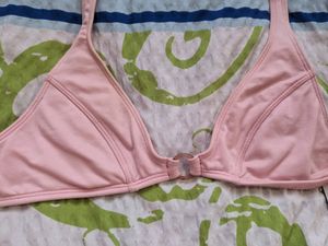 Pink Bralette Halter Neck Top