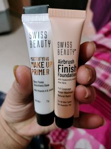 Swiss Beauty Foundation And Primer Combo Of 2