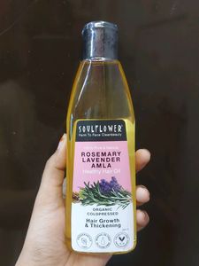 Soulflower Rosemary Lavender Amla Hair Growth Oil